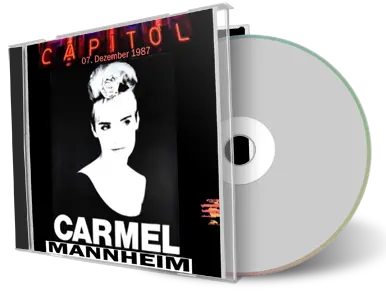 Artwork Cover of Carmel 1987-12-07 CD Mannheim Audience