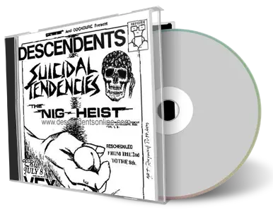 Artwork Cover of Descendents 1983-07-08 CD Los Angeles Audience