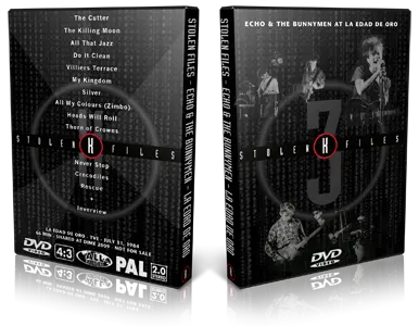 Artwork Cover of Echo And The Bunnymen 1984-07-31 DVD Madrid Proshot