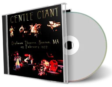 Artwork Cover of Gentle Giant 1977-02-25 CD Boston Audience