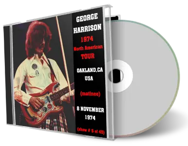 Artwork Cover of George Harrison 1974-11-08 CD Oakland Audience