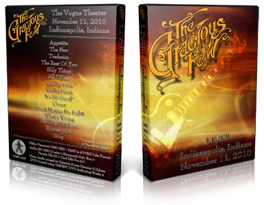 Artwork Cover of Gracious Few 2010-11-11 DVD Indianapolis Proshot
