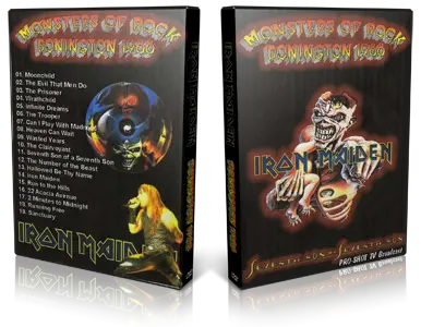 Artwork Cover of Iron Maiden Compilation DVD Donington 1988 Proshot