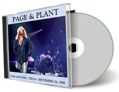 Artwork Cover of Jimmy Page and Robert Plant 1998-09-26 CD San Antonio Audience