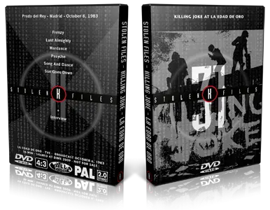 Artwork Cover of Killing Joke 1983-10-06 DVD Madrid Proshot