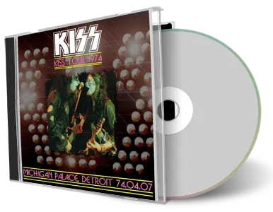 Artwork Cover of KISS 1974-04-07 CD Detroit Soundboard