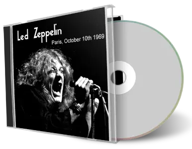 Artwork Cover of Led Zeppelin 1969-10-10 CD Paris Soundboard