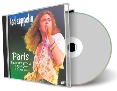 Artwork Cover of Led Zeppelin 1973-04-01 CD Paris Audience