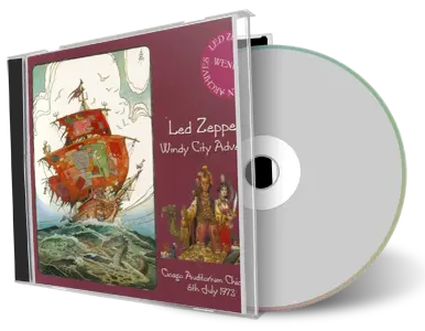 Artwork Cover of Led Zeppelin 1973-07-06 CD Chicago Soundboard