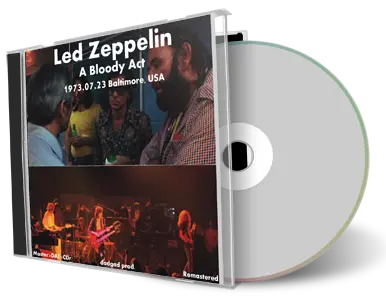 Artwork Cover of Led Zeppelin 1973-07-23 CD Baltimore Audience