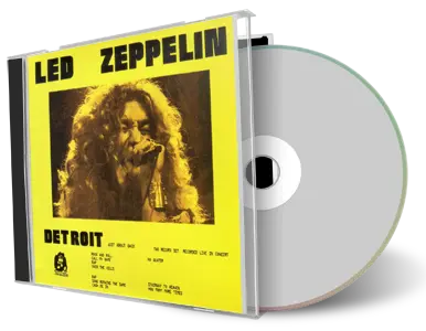 Artwork Cover of Led Zeppelin 1975-01-31 CD Detroit Audience