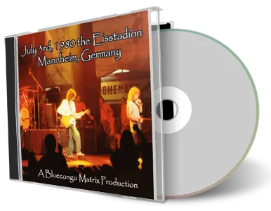 Artwork Cover of Led Zeppelin 1980-07-03 CD Mannheim Soundboard