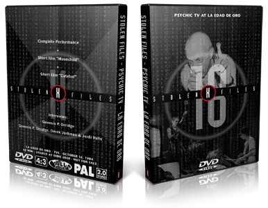 Artwork Cover of Psychic TV 1984-10-16 DVD Madrid Proshot