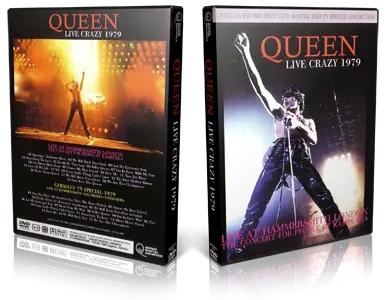 Artwork Cover of Queen 1979-12-26 DVD London Proshot