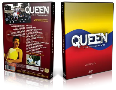 Artwork Cover of Queen 1981-09-25 DVD Caracas Proshot