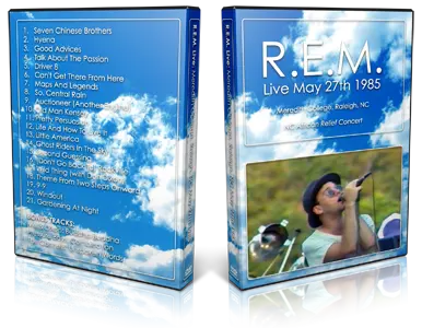 Artwork Cover of REM 1985-05-27 DVD Raleigh Proshot