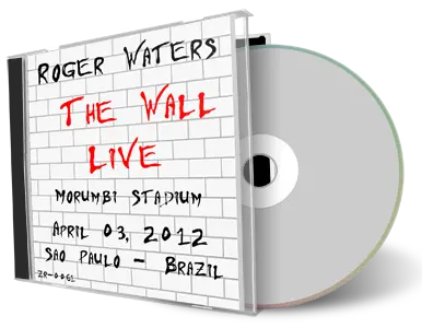 Artwork Cover of Roger Waters 2012-04-03 CD Sao Paulo Audience