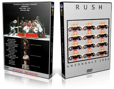 Artwork Cover of Rush 1986-04-04 DVD Uniondale Audience