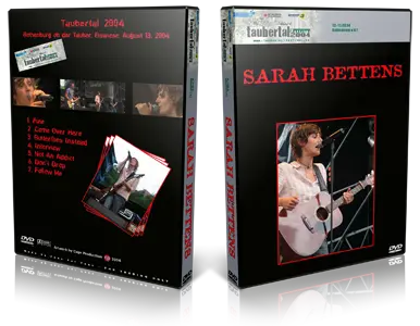 Artwork Cover of Sarah Bettens Compilation DVD Taubertal 2004 Proshot