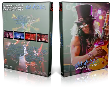 Artwork Cover of Slash 2011-02-13 DVD Chicago Audience