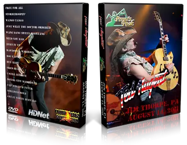 Artwork Cover of Ted Nugent 2011-08-14 DVD Jim Thorpe Proshot