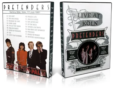 Artwork Cover of The Pretenders 1981-07-17 DVD Cologne Proshot