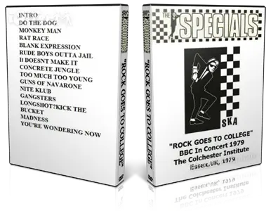 Artwork Cover of The Specials Compilation DVD Rock Goes to College 1980 Proshot