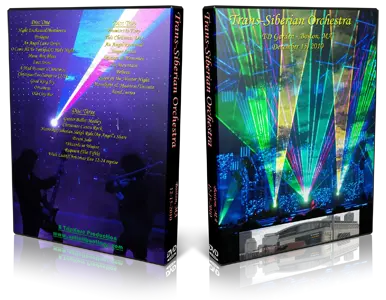 Artwork Cover of Trans-Siberian Orchestra 2010-12-15 DVD Boston Audience