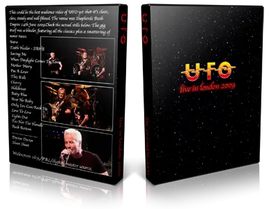 Artwork Cover of UFO 2009-06-24 DVD London Audience