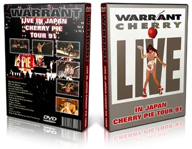 Artwork Cover of Warrant 1991-04-21 DVD Tokyo Proshot