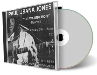 Artwork Cover of Paul Ubana Jones 2012-01-05 CD Raumati Audience