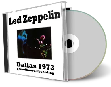Artwork Cover of Led Zeppelin 1973-05-18 CD Dallas Soundboard
