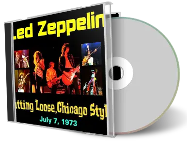 Artwork Cover of Led Zeppelin 1973-07-07 CD Chicago Audience