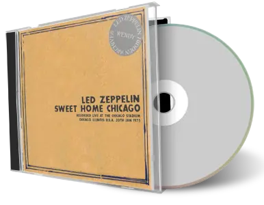 Artwork Cover of Led Zeppelin 1975-01-20 CD Chicago Audience