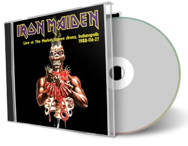 Artwork Cover of Iron Maiden 1988-06-27 CD Indianapolis Audience