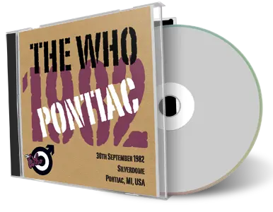 Artwork Cover of The Who 1982-09-30 CD Pontiac Audience
