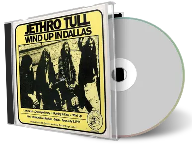 Artwork Cover of Jethro Tull 1971-07-02 CD Dallas Audience