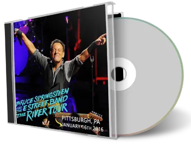 Artwork Cover of Bruce Springsteen 2016-01-16 CD Pittsburgh Soundboard