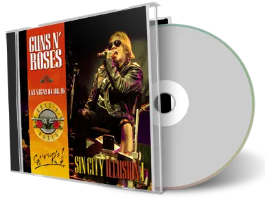 Artwork Cover of Guns N Roses 2016-04-08 CD Las Vegas Audience