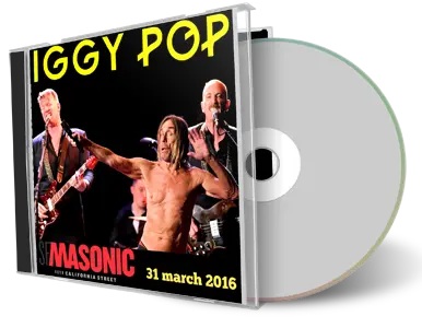 Artwork Cover of Iggy Pop 2016-03-31 CD San Francisco Audience