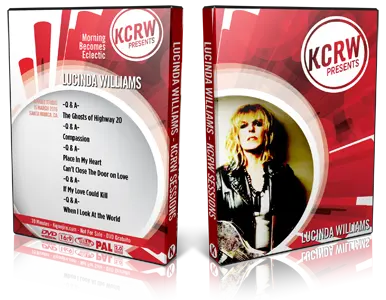 Artwork Cover of Lucinda Williams 2016-03-15 DVD Morning Becomes Eclectic Proshot