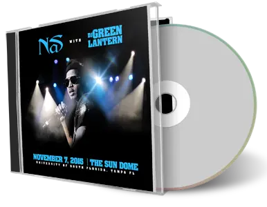 Artwork Cover of Nas 2015-11-07 CD Tampa Audience
