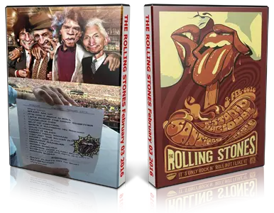 Artwork Cover of Rolling Stones 2016-02-03 DVD Santiago Audience