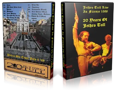 Artwork Cover of Jethro Tull Compilation DVD Florence 1988 Proshot
