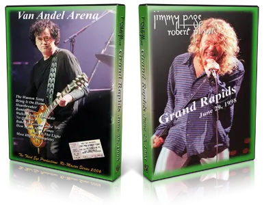 Artwork Cover of Jimmy Page and Robert Plant 1998-06-29 DVD Grand Rapids Audience