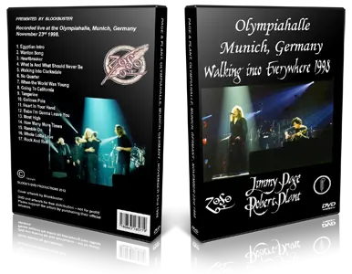 Artwork Cover of Jimmy Page and Robert Plant 1998-11-23 DVD Munich Audience