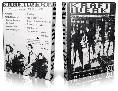 Artwork Cover of Kraftwerk 1991-07-19 DVD London Audience