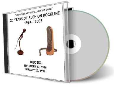 Artwork Cover of Rush 1996-09-23 CD Rockline Soundboard