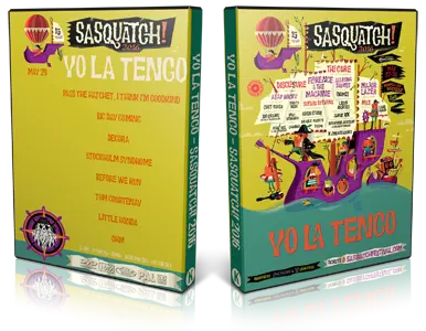 Artwork Cover of Yo La Tengo 2016-05-29 DVD Sasquatch Music Festival Proshot