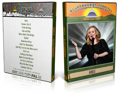 Artwork Cover of Adele 2016-06-25 DVD Glastonbury Festival Proshot